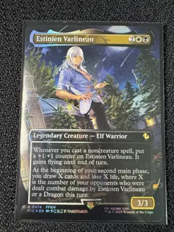 Estinien Varlineau (Borderless) (Chocobo Track Foil) MTG Final Fantasy - Image 1