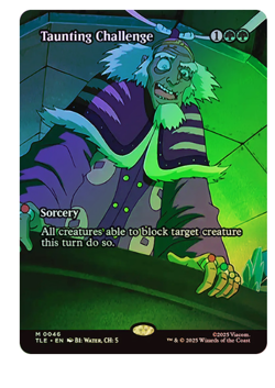 Taunting Challenge - Foil - Borderless Avatar MTG - Image 1