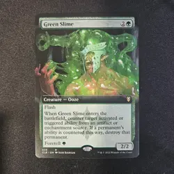 Green Slime (Extended Art) - MTG - EN - NM - Baldur's Gate - 636 - Image 1