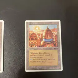 MTG: City of Brass (Chronicles) NM / LP - Vintage Magic the Gathering 1995 - Image 4