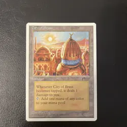 MTG: City of Brass (Chronicles) NM / LP - Vintage Magic the Gathering 1995 - Image 5
