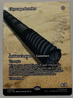 MTG Avatar: TLE Cityscape Leveler Artifact Creature MYTHIC REGULAR #0053 - Image 1