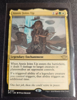 MTG Annie Joins Up - Outlaws of Thunder Junction # 191 - NM Pack Fresh - Image 3