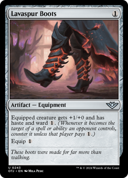 MTG - Lavaspur Boots [Outlaws of Thunder Junction] - Image 1