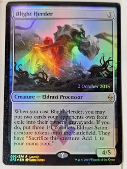 Blight Herder - FOIL - Prerelease Promo - Magic the Gathering MTG Nice! - Image 1