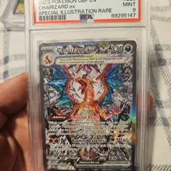 Pokemon Obsidian Flames Charizard EX Special Illustration Sir #223/197 PSA 9 - Image 1