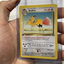 Pokemon TCG Dodrio Jungle 34/64 Regular 1st Edition Uncommon Vintage LP Card Vtg - Image 2