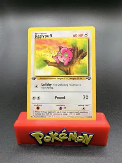 Jigglypuff 54/64 1st Edition Jungle Set Common Pokemon Card LP - Image 1