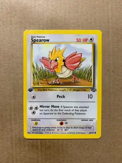 1st Edition Spearow 62/64 Jungle Set - Common Pokemon Card - NM/Mint - Image 1
