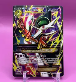 Pokemon TCG M Gallade EX Full Art Holo Rare Card 100/108 Roaring Skies - Image 1