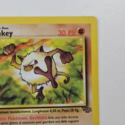 Mankey Jungle Set 55/64 1st Edition Italian Common Pokemon TCG NM/Mint - Image 3