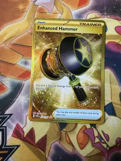 Enhanced Hammer 224/167 Gold Secret Rare Twilight Masquerade Pokemon Card - Image 1