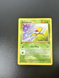 Pokemon TCG Bellsprout 1st Edition #49 Pokemon Jungle NM - Image 1