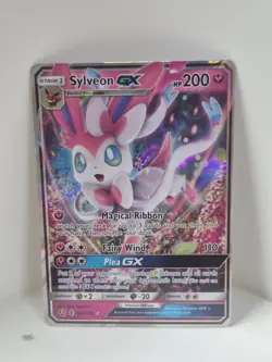 Pokemon TCG Sylveon GX 92a/145 Alt Art Promo Guardians Rising Sun and Moon - Image 1