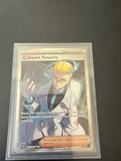 Pokemon TCG Colress's Tenacity Trainer Shrouded Fable Ultra Rare Card 087/064 - Image 1