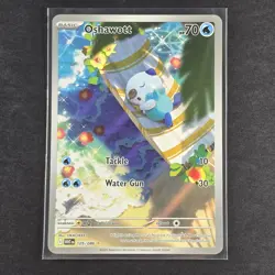 2025 Pokemon TCG SV White Flare WHT EN Oshawott Illustration Rare #105/086 (NM) - Image 2