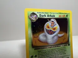 Pokemon Dark Arbok TCG 2/82 Holo Unlimited Team Rocket NM w/ SWIRL - Image 5