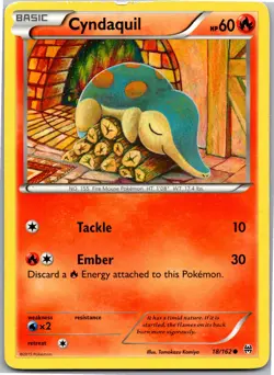 Cyndaquil - XY - BREAKthrough 18/162 - Common - NM Pokemon TCG - Image 1