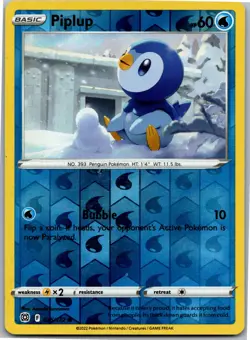 Piplup - SWSH09: Brilliant Stars 035/172 - Common - NM Pokemon TCG - Image 1