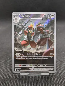 Bisharp 143/086 Pokemon TCG S&V Black Bolt Illustration Rare NM/M - Image 1