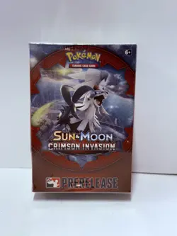 Pokemon Crimson Invasion Sun Moon Prerelease Kit Build and Battle Box Sealed - Image 1
