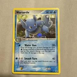 Wartortle - 50/112 - Pokemon Ex FireRed LeafGreen Prerelease stamp Rare NM - Image 1
