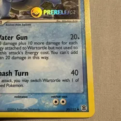 Wartortle - 50/112 - Pokemon Ex FireRed LeafGreen Prerelease stamp Rare NM - Image 3