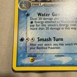 Wartortle - 50/112 - Pokemon Ex FireRed LeafGreen Prerelease stamp Rare NM - Image 4