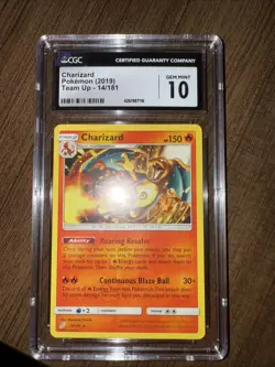 Pokemon TCG Charizard 2019 Team up 14/181 CGC 10 - Image 1
