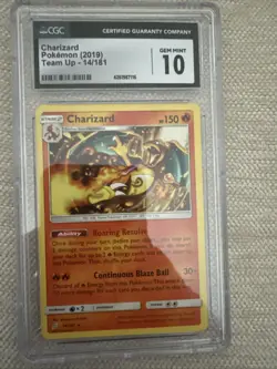 Pokemon TCG Charizard 2019 Team up 14/181 CGC 10 - Image 3