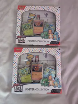 Pokemon TCG Scarlet & Violet - 151 Poster Collection Box (2x) - Factory Sealed - Image 1