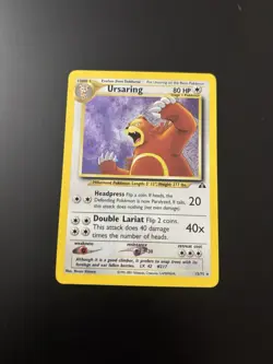 Pokemon TCG - Ursaring 15/75 Neo Discovery Holo Rare - MP - Image 1