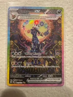2025 Pokemon Prismatic Evolutions Umbreon ex Special Illustration Rare #161/131 - Image 1