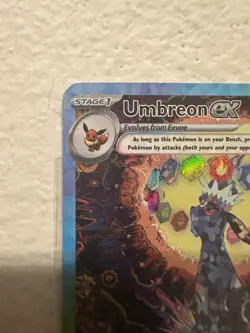 2025 Pokemon Prismatic Evolutions Umbreon ex Special Illustration Rare #161/131 - Image 3