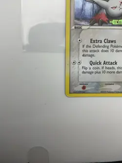 ZANGOOSE 2005 POKEMON EX EMERALD RARE STAMPED HOLO 21/106 - Image 4