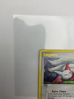 ZANGOOSE 2005 POKEMON EX EMERALD RARE STAMPED HOLO 21/106 - Image 5