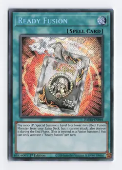 ready fusion DAMA-EN066 rare - yugioh secret rare konami - Image 1