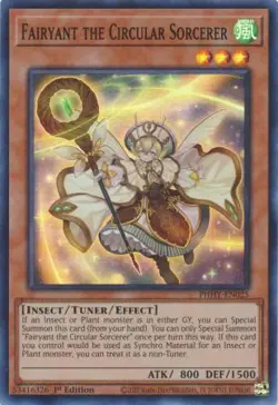YUGIOH TCG Photon Hypernova - Fairyant the Circular Sorcerer PHHY-EN025 - Image 1