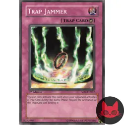 Yugioh Trap Jammer SD1-EN027 Common 1st Edition NM - Image 1
