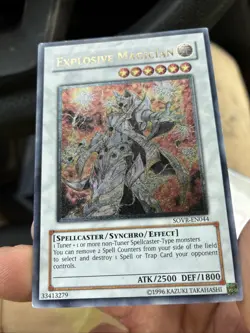 EXPLOSIVE MAGICIAN SOVR-EN044 ULTRA RARE YUGIOH TCG LP - Image 1