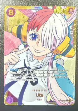One Piece TCG Uta OP02-120 SEC Paramount War English Secret Rare NM - Image 1