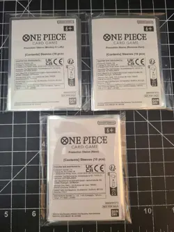 One Piece Card Game TCG - Official 10 pc DON Set Sleeves Lot - TCG CCG PKMN MTG - Image 2