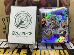 Gecko Moria Gold Holo Don Card!!✨Gold Frame One Piece✨Mint Full Art Foil - Image 3