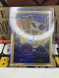 Gecko Moria Gold Holo Don Card!!✨Gold Frame One Piece✨Mint Full Art Foil - Image 4