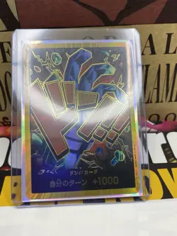 Eustass Kid Gold Don Card!!✨Gold Frame One Piece✨Mint Full Art Foil - Image 1