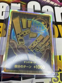 Trafalger D. Water Law Gold Don Card!!✨Gold Frame One Piece✨Mint Foil - Image 1