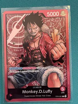 Monkey.D.Luffy - ST01-001 - Leader - Pre-Errata - Near Mint - One Piece TCG - Image 1