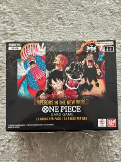 One Piece OP-09 Emperors in the New World Booster Box | UNSEALED | DAMAGED BOX - Image 1