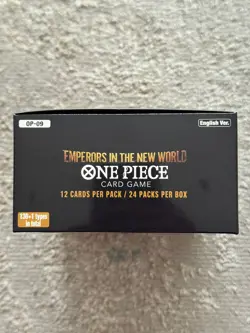 One Piece OP-09 Emperors in the New World Booster Box | UNSEALED | DAMAGED BOX - Image 3