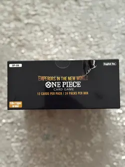 One Piece OP-09 Emperors in the New World Booster Box | UNSEALED | DAMAGED BOX - Image 5